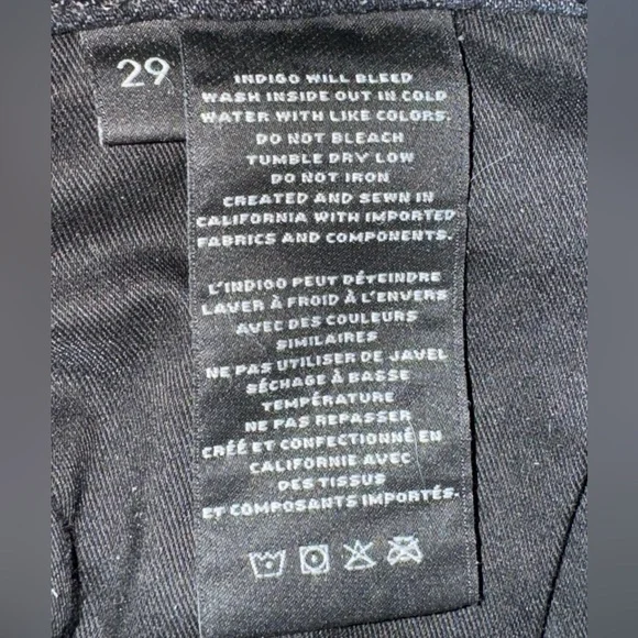 J Brand super skinny jeans with front ankle zipper - Picture 3 of 4